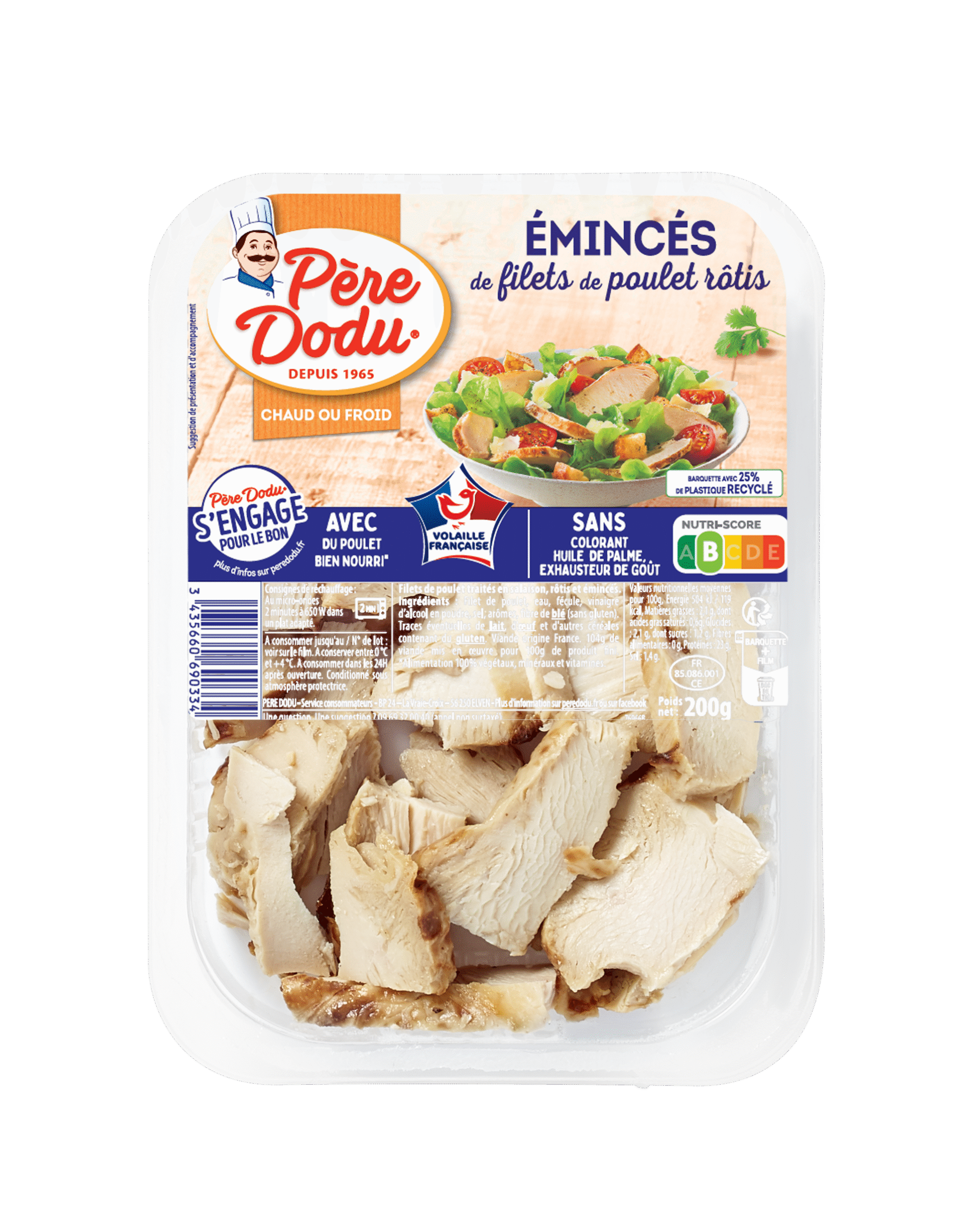 Emincés de poulet rôties