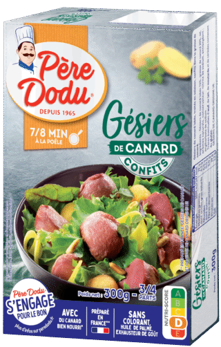 Gésiers de canard confits