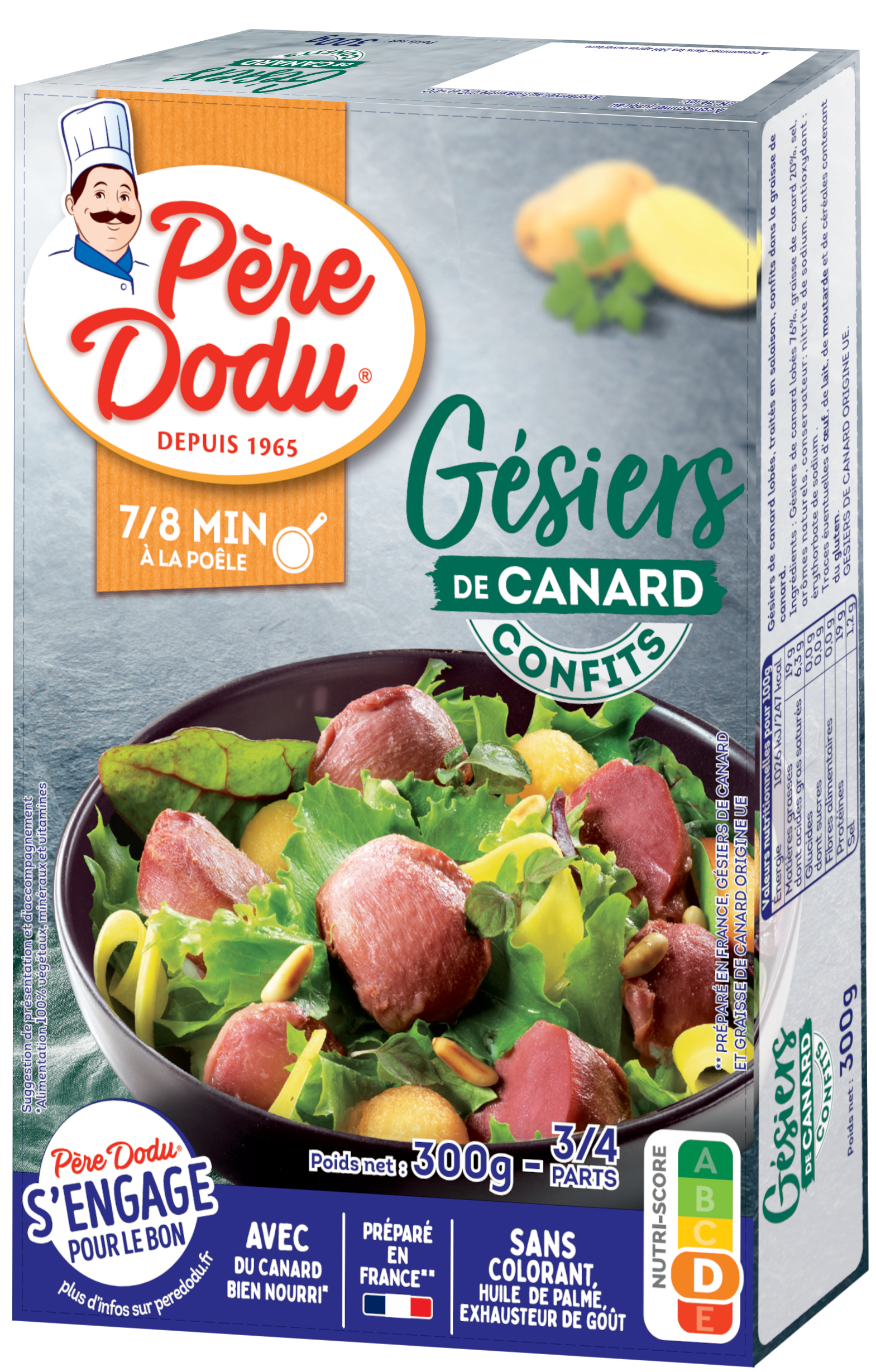 Gésiers de canard confits