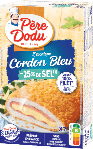 Cordon bleu -25% de sel