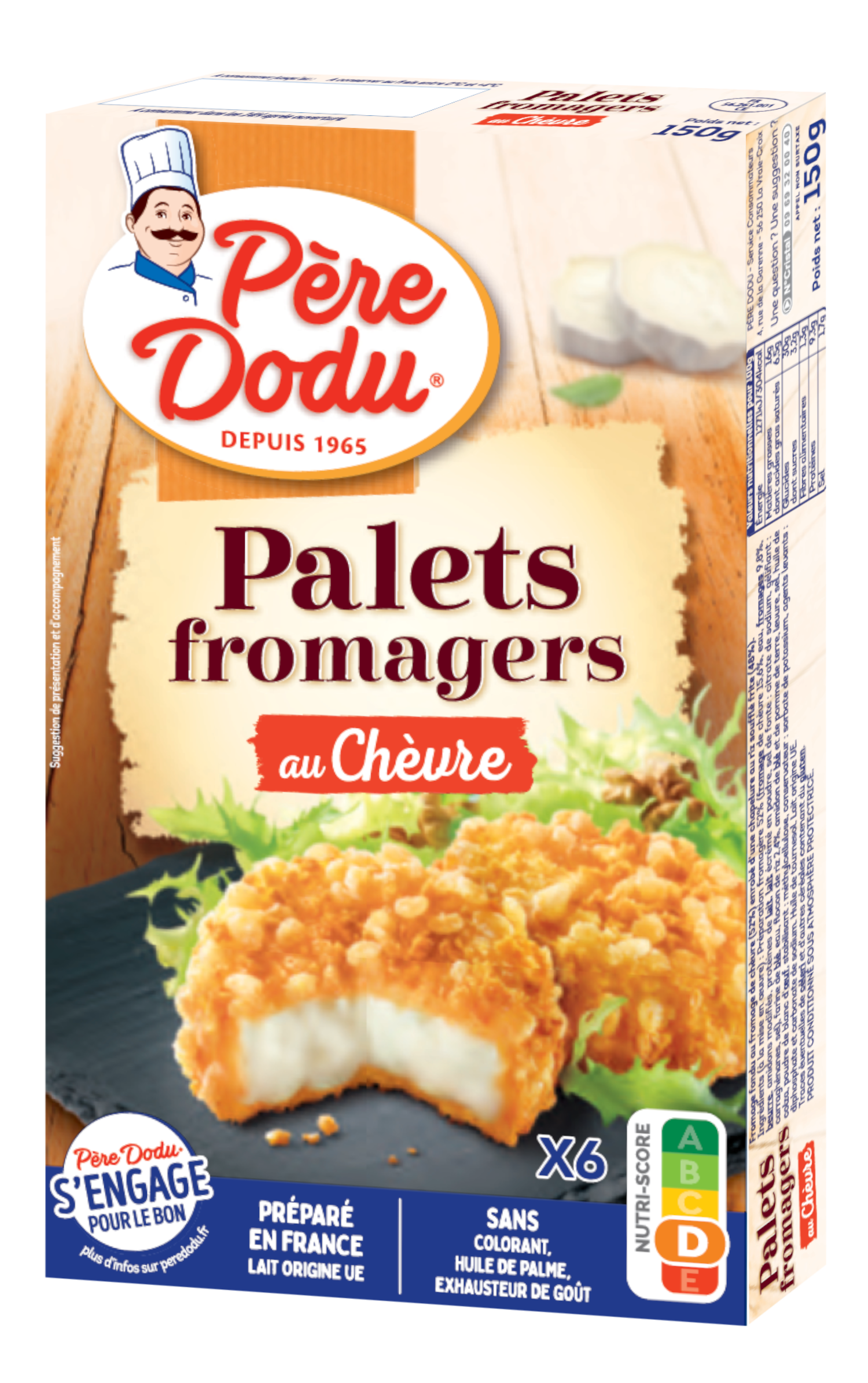 Palets fromagers chèvre