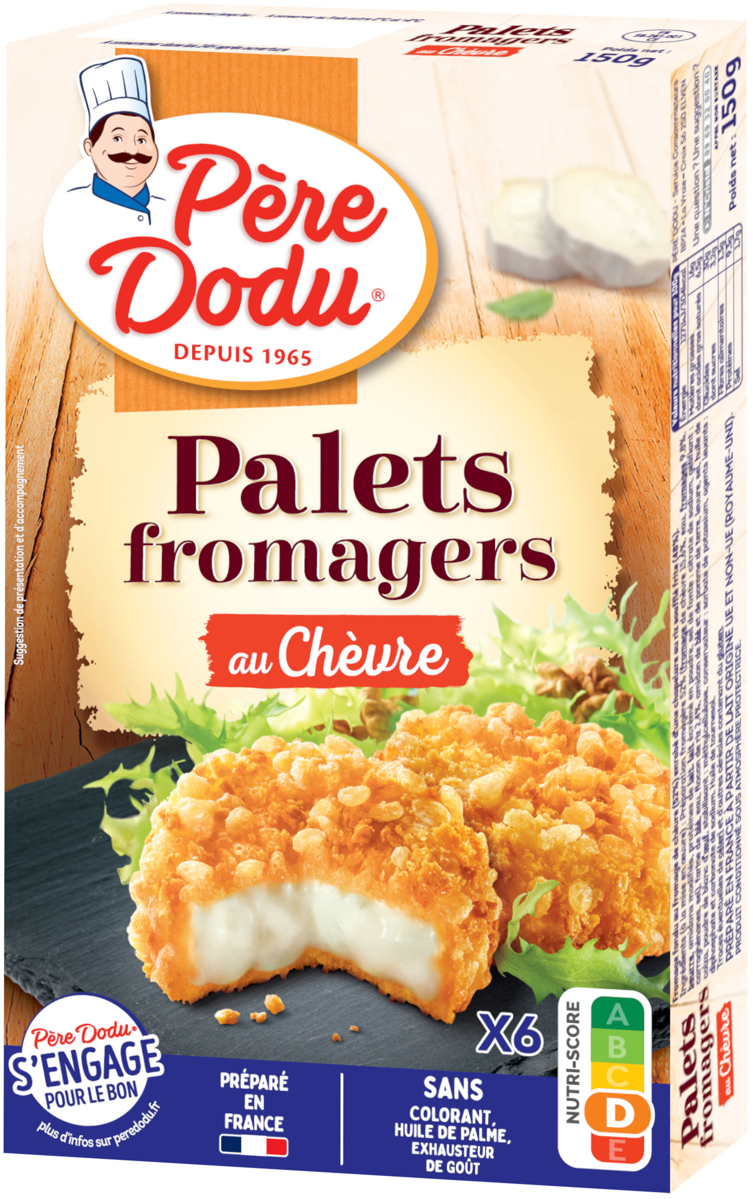Packshot Palets Fromagers Chèvre