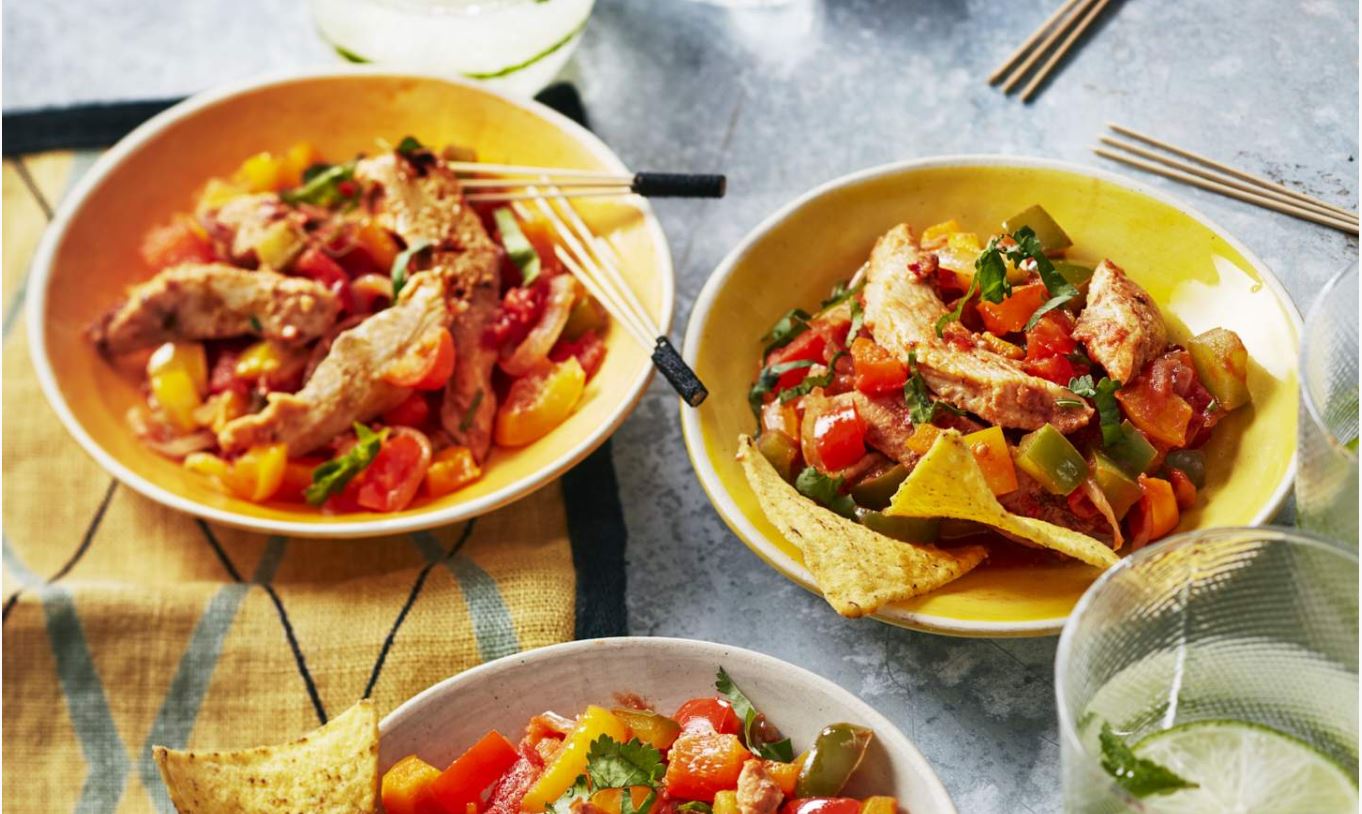 Emincés de poulet Tex Mex aux poivrons Père Dodu