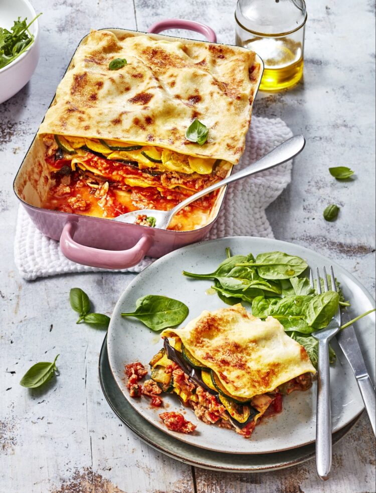 recette lasagne de haché de poulet à la provençale