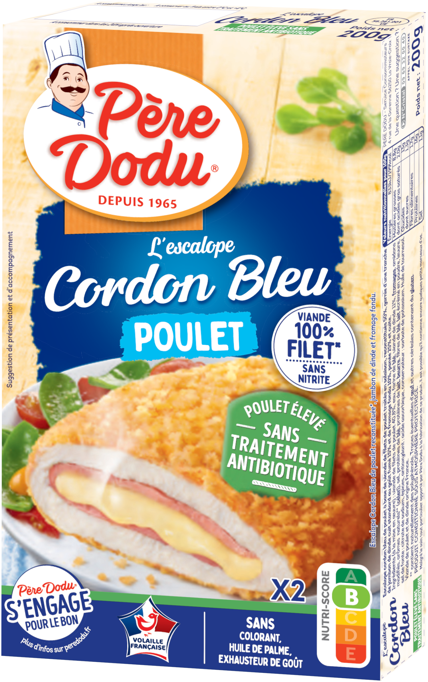 Cordon Bleu de Poulet sans antibio