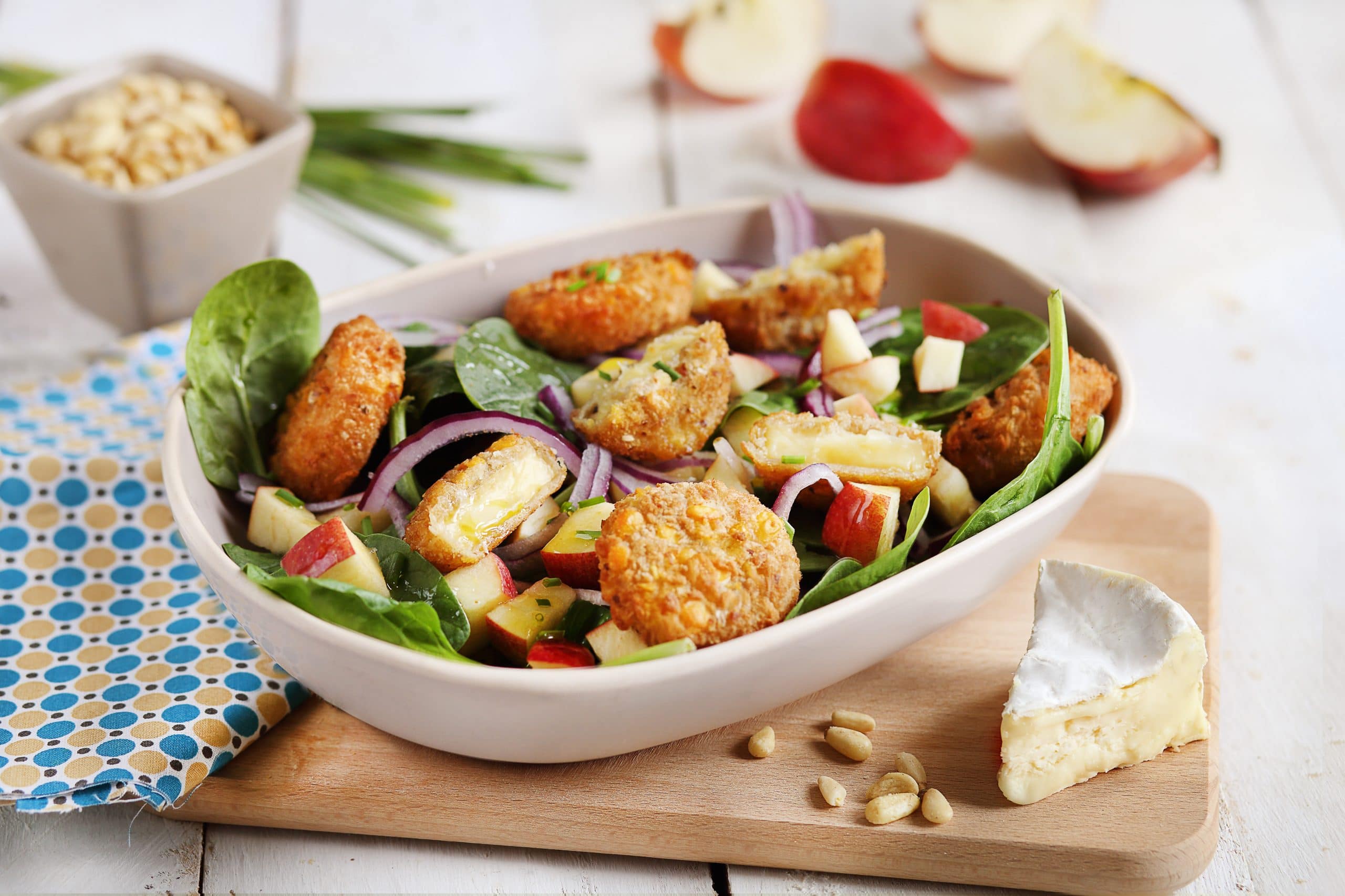 Salade de palets camembert Père Dodu