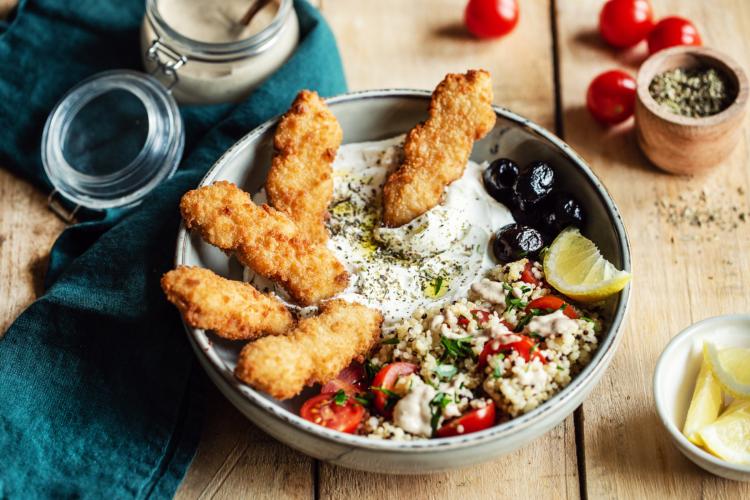 Long nuggets Père Dodu sauce au yaourt de brebis