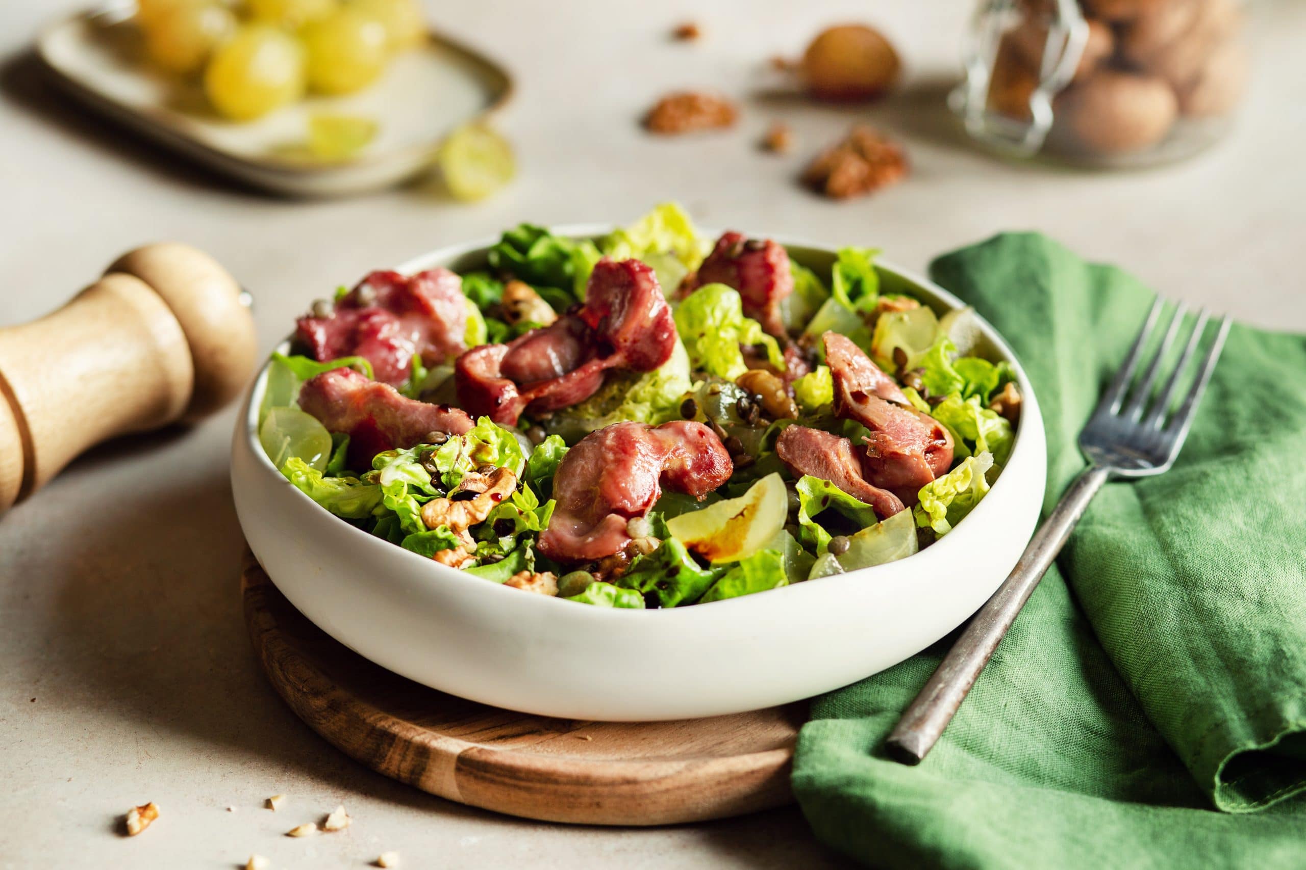 Salade de gésiers de poulet confit Père Dodu