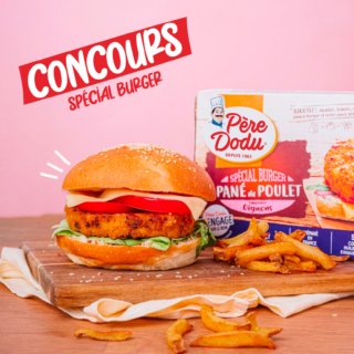 Concours panés de poulet spécial burger