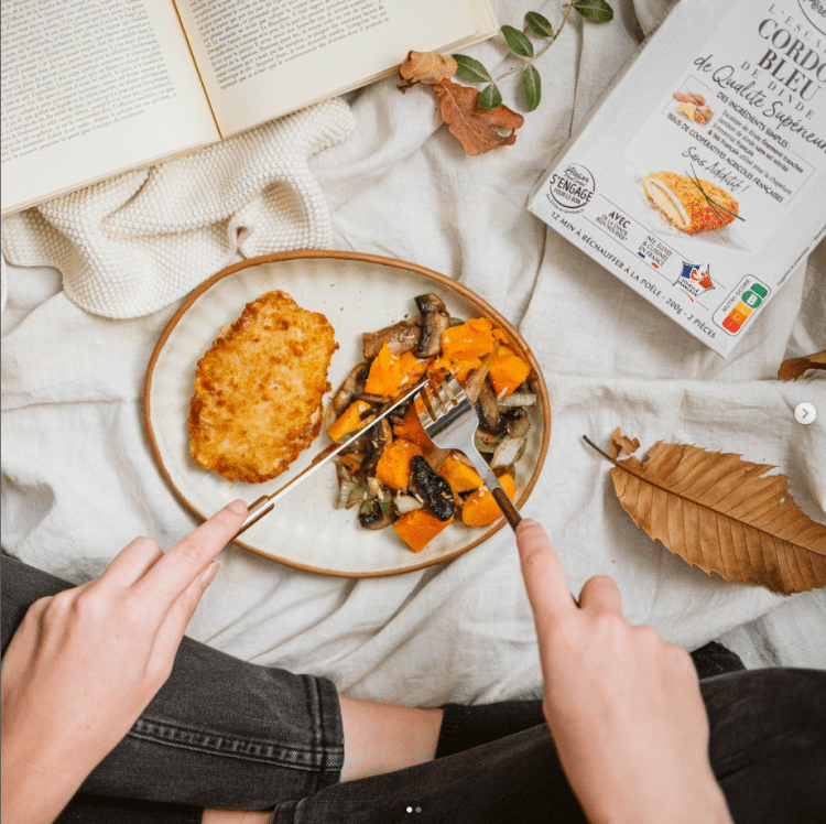 Recette ECB l'Atelier et sa poêlée de potimarron aux champignons