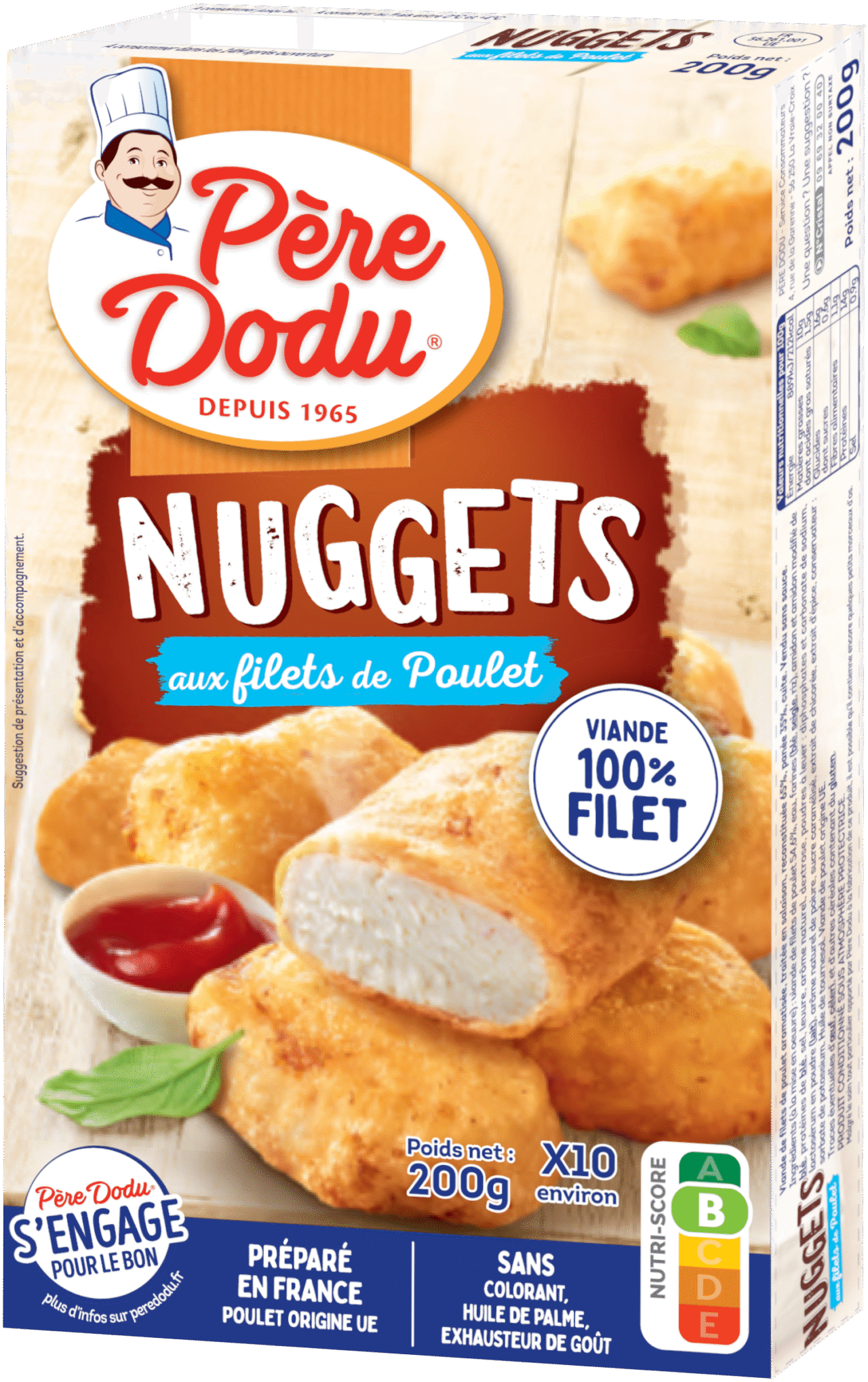 Nuggets aux filets de poulet
