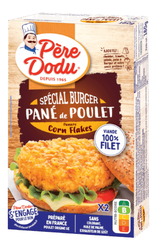 Pané de poulet panure Corn Flakes